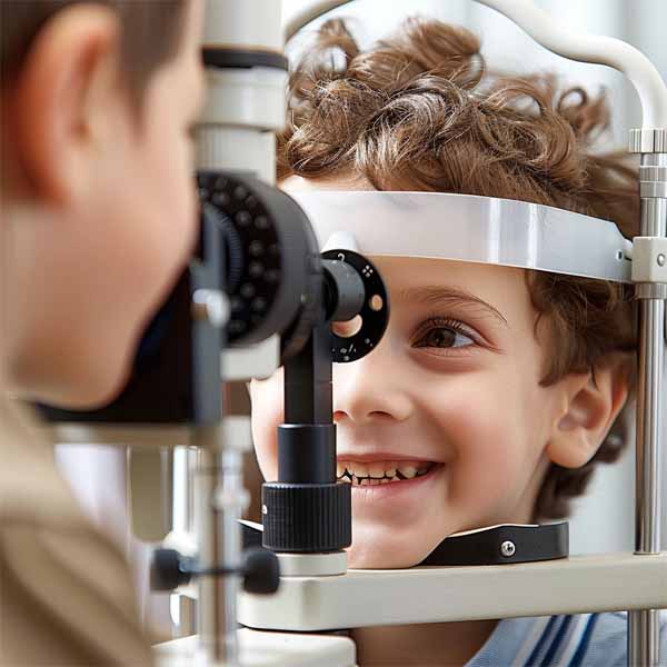 Children's eye exam in Delaware, Ohio