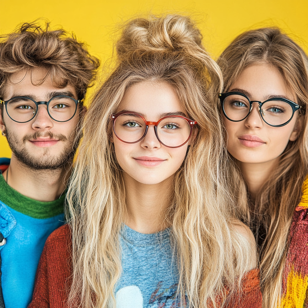 people wearing glasses